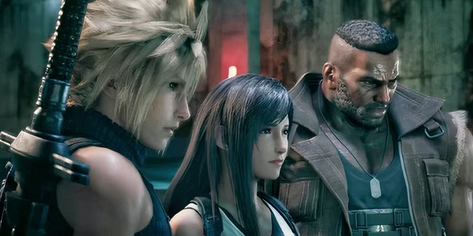 A mock-up of a Switch 2 console, showcasing the potential for portable Final Fantasy VII Remake Intergrade gaming.