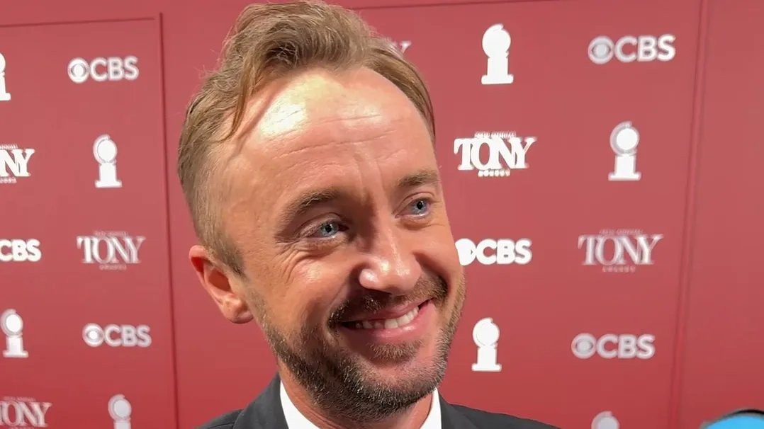 Tom Felton as Draco Malfoy on stage