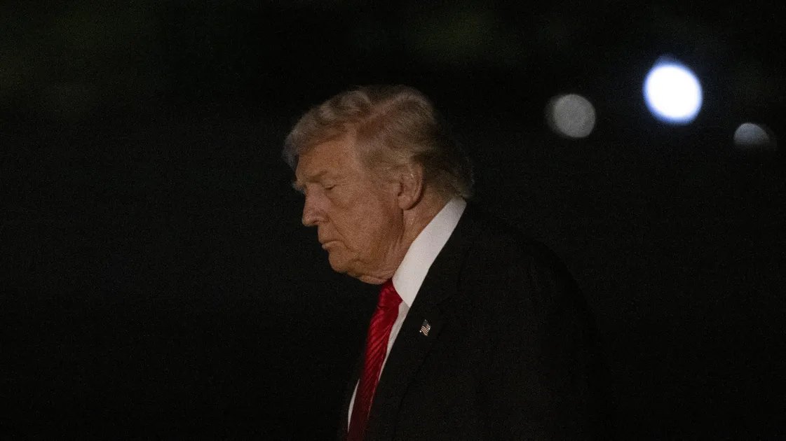 Donald Trump during the 60 Minutes interview.