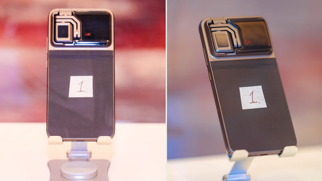 Leaked image of the Honor Robot Phone showcasing the pop-out gimbal camera.