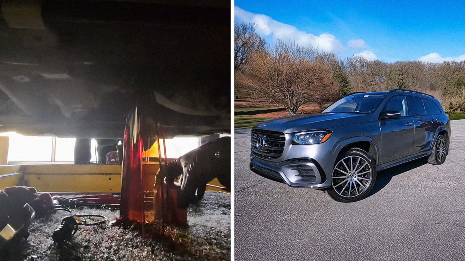 Mechanic changing oil in a car engine