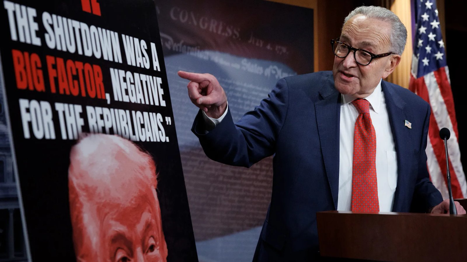 Empty national park during a federal government shutdown