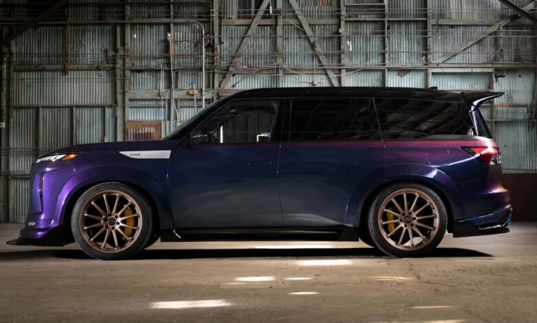 Infiniti Shoved a 1,000-HP GT-R Engine Into a QX80 SUV
