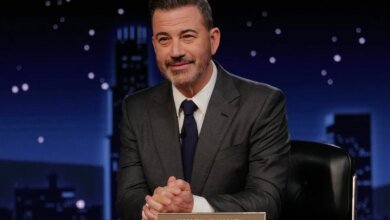 Jimmy Kimmel jabs Trump over Jeffrey Epstein files debate