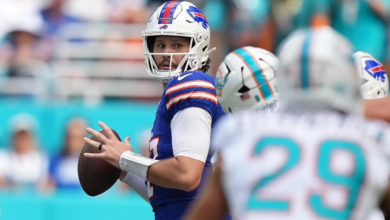 Josh Allen's performance against the Dolphins leaves him with an unusual statistic in his career with the Buffalo Bills