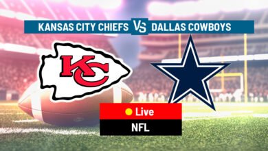 Dallas Cowboys vs. Kansas City Chiefs live from the AT&T Stadium.