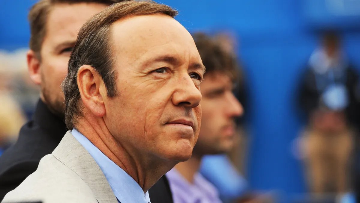 Kevin Spacey during his interview with Piers Morgan.