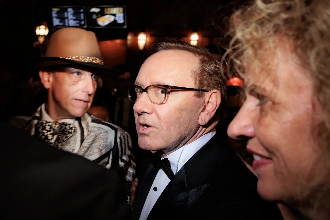 Piers Morgan interviewing Kevin Spacey