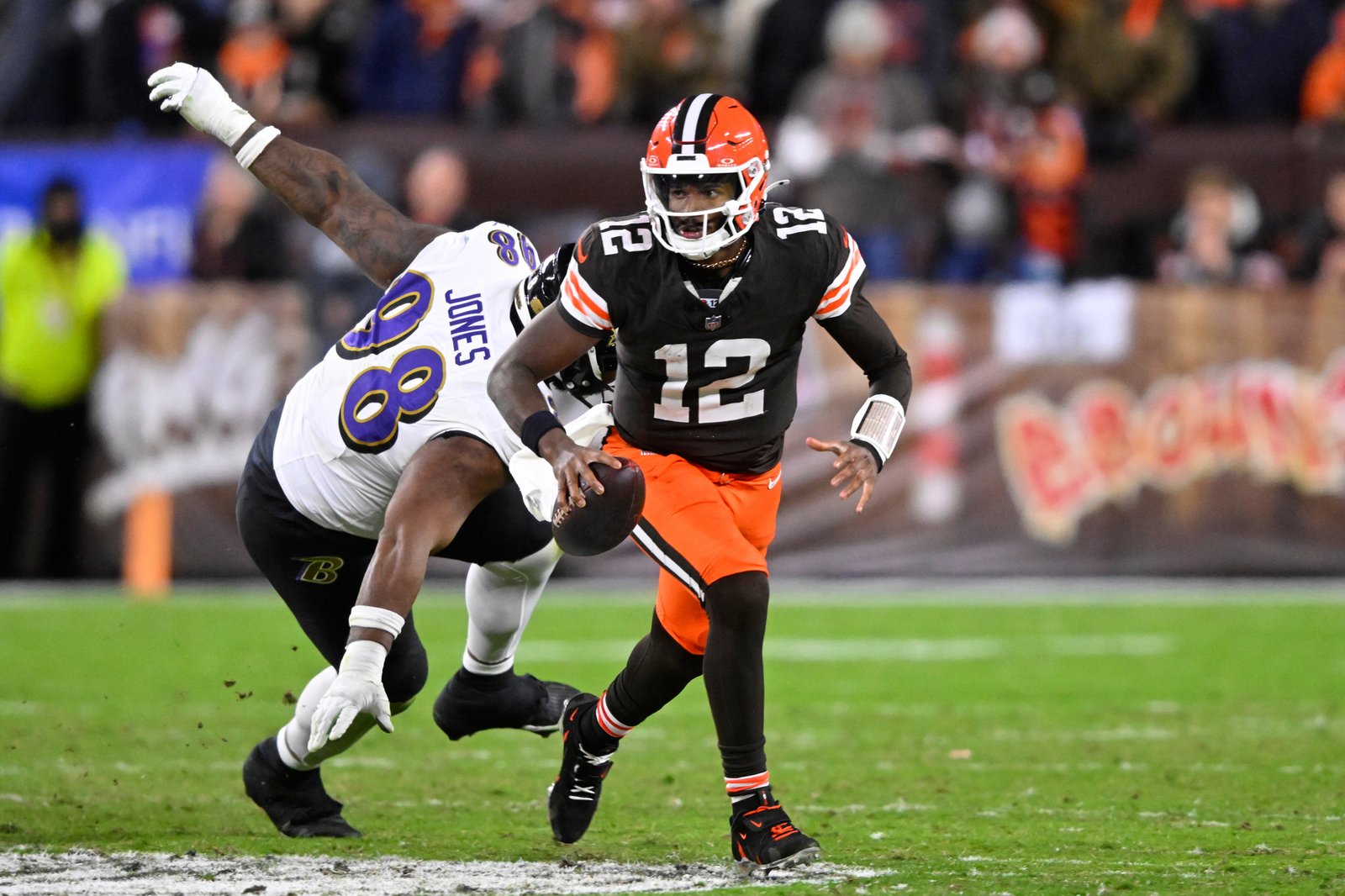 Shedeur Sanders in action for the Colorado Buffaloes.