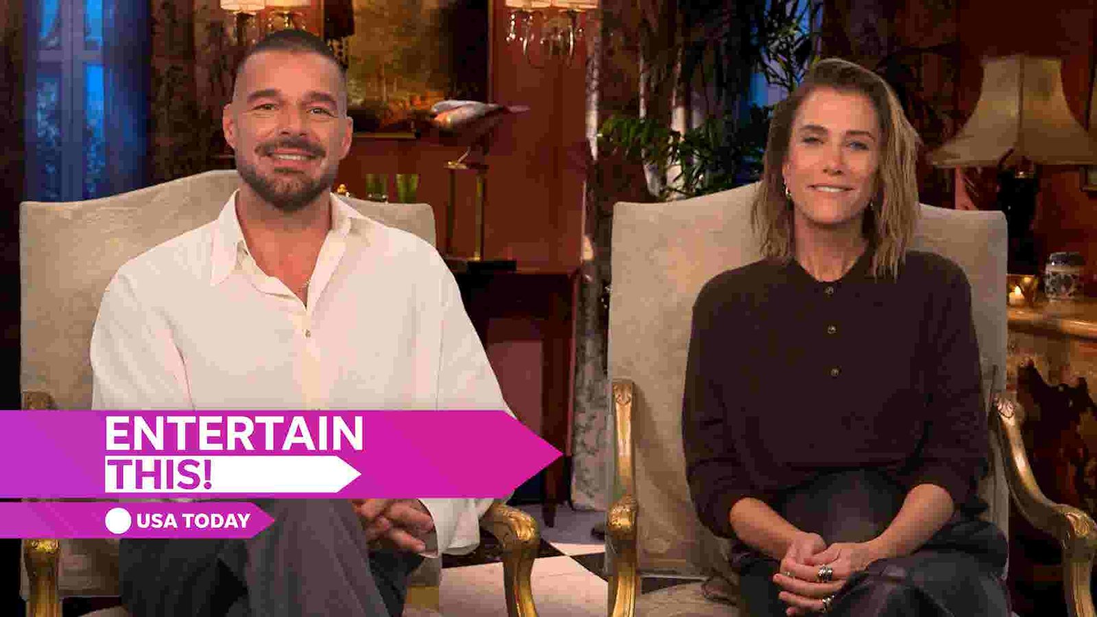 Kristen Wiig and Ricky Martin discuss Palm Royale Season 2