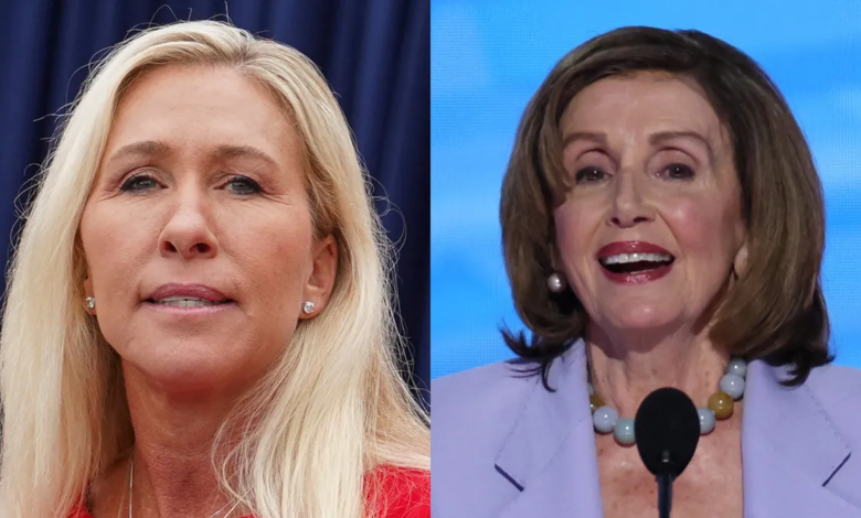 Marjorie Taylor Greene praises Nancy Pelosi for 'incredible' career