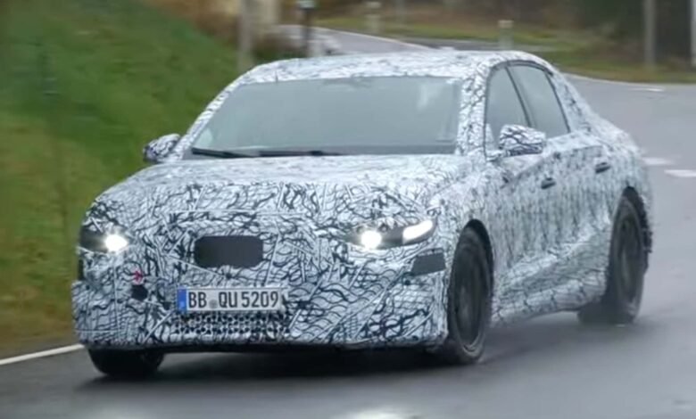 Mercedes-Benz E-Class EV Spy Video Proves a Styling Upgrade Is Imminent