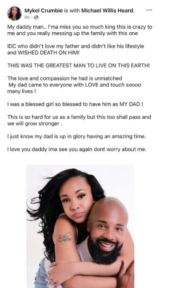 A smiling Michael Willis Heard on TikTok, giving a thumbs up.