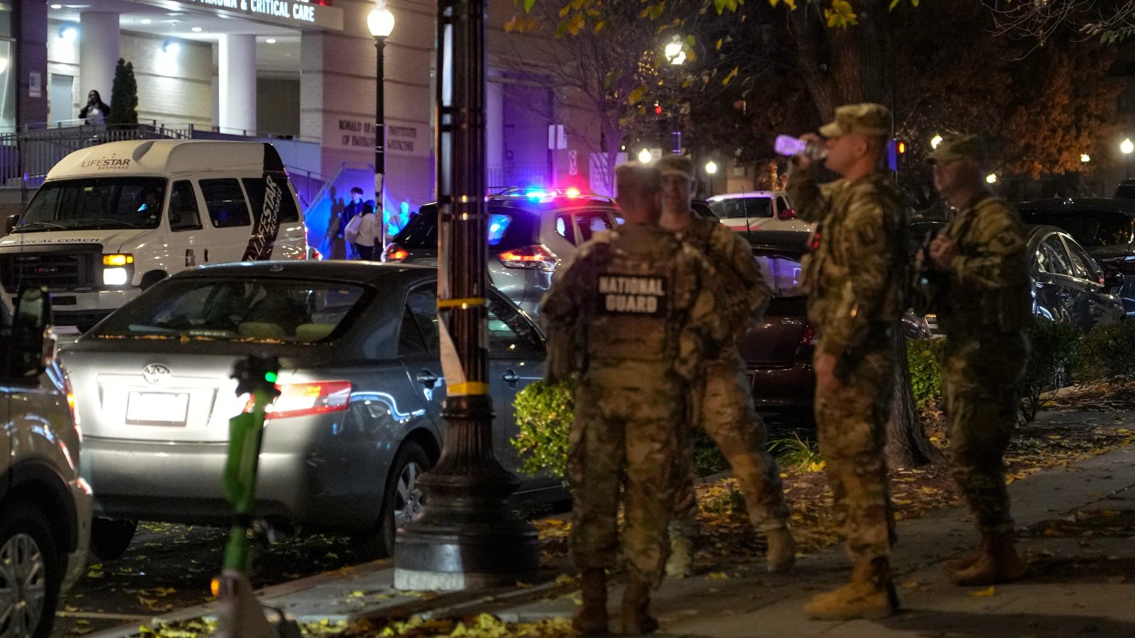 A photo of PFC Michael Davies in his National Guard uniform.