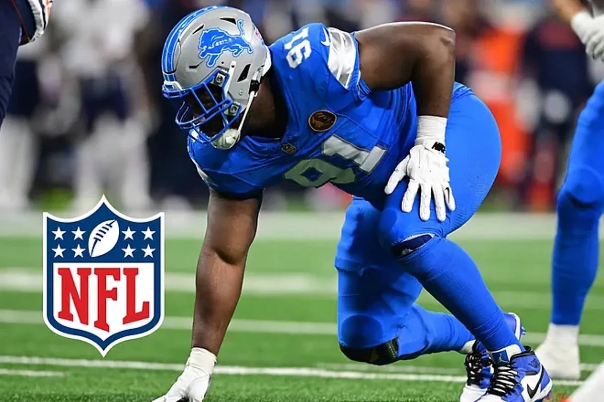 A wide shot of an NFL stadium filled with fans, the scoreboard showing a close game, bathed in the evening lights, symbolizing the excitement of NFL Week 11.