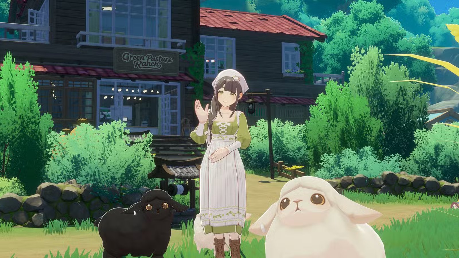 A close-up of 'Evergreen Acres' user interface showing farming tools and inventory.