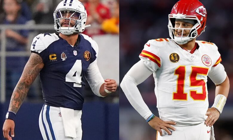 Patrick Mahomes and Dak Prescott shared a postgame handshake that exposed everything the Chiefs quarterback was trying to hide