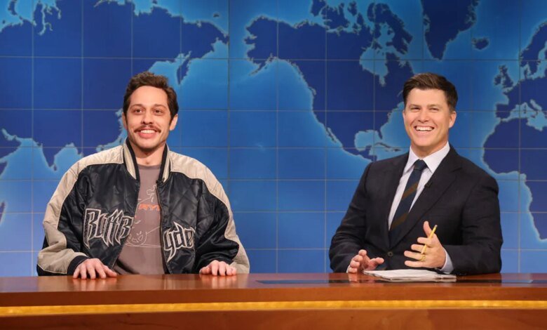 Pete Davidson returns to 'SNL,' talks Staten Island Ferry