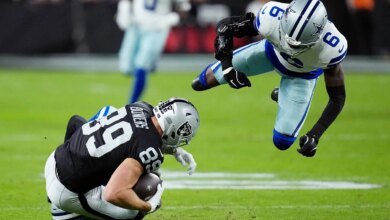 Peyton Manning almost got himself into trouble when he talked about Brock Bowers' girlfriend's intelligence in a strange situation