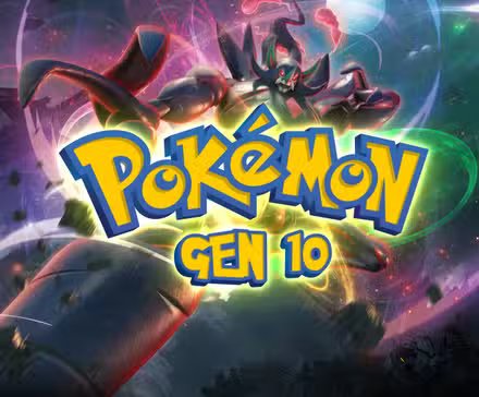 A diverse group of Pokémon trainers looking at a screen, perhaps discussing the leaked combat system changes.