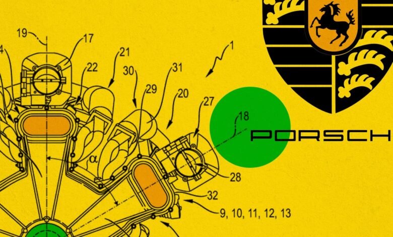 Porsche Just Patented An 18-Cylinder Engine. It Looks Wild