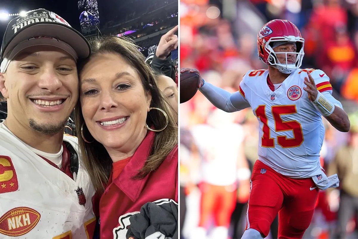Randi Mahomes, Patrick Mahomes' mother, urging him to persevere through a challenging season.