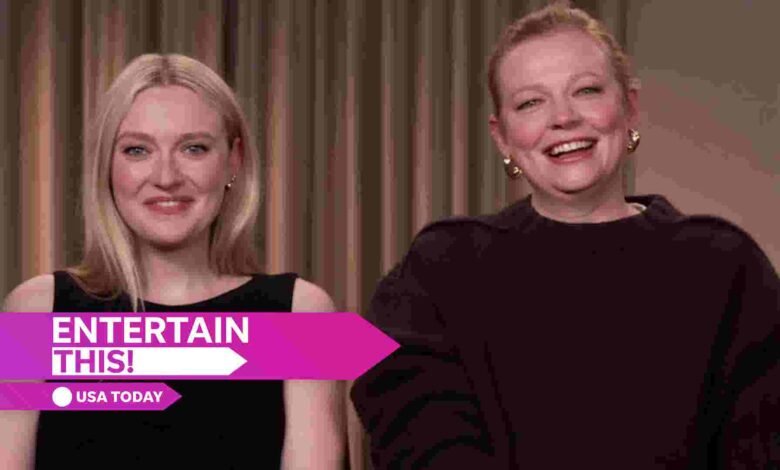 Sarah Snook, Dakota Fanning talk motherhood, 'All Her Fault'Entertain This!