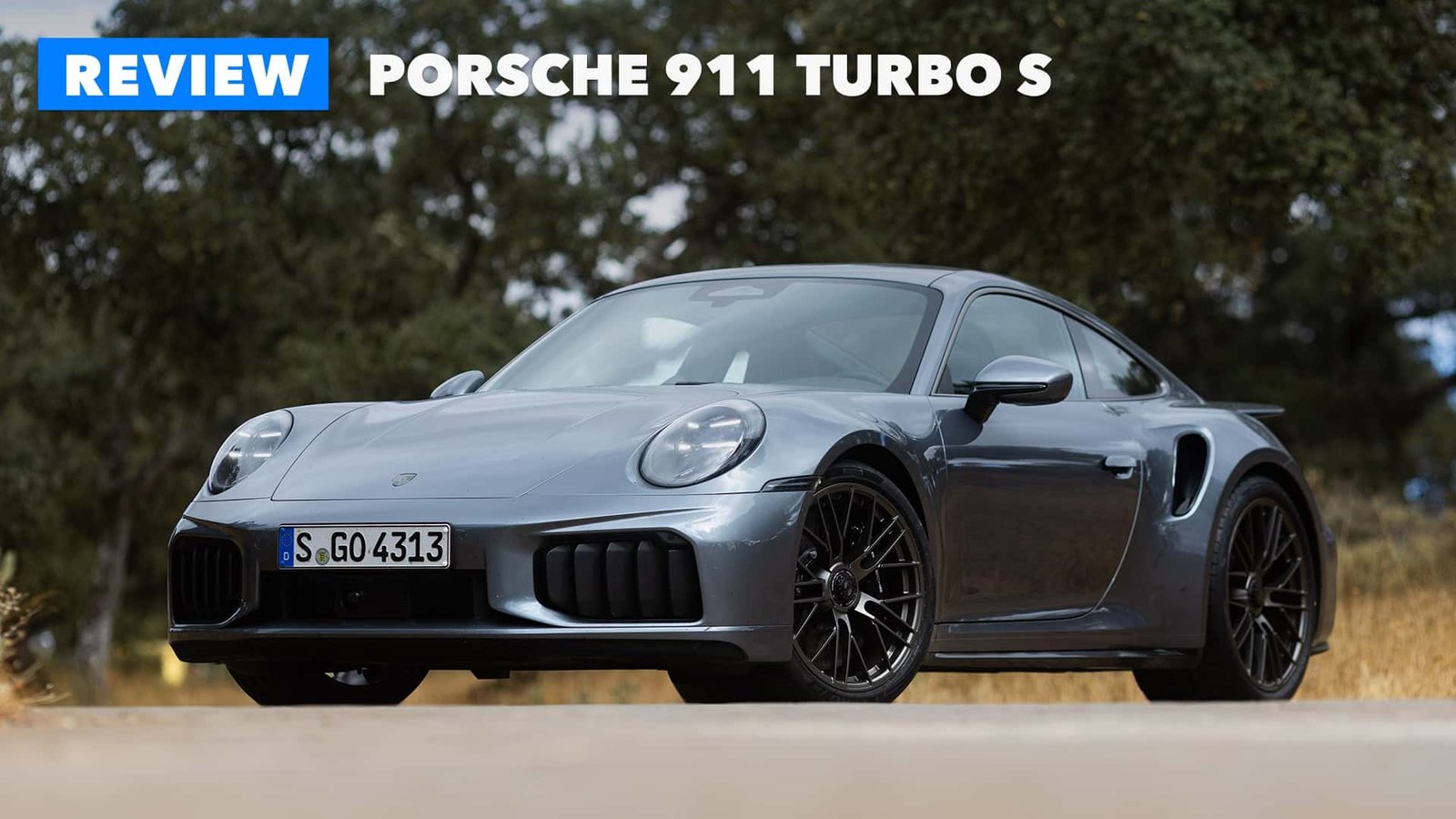 The 2026 Porsche 911 Turbo S on the track, showcasing its speed
