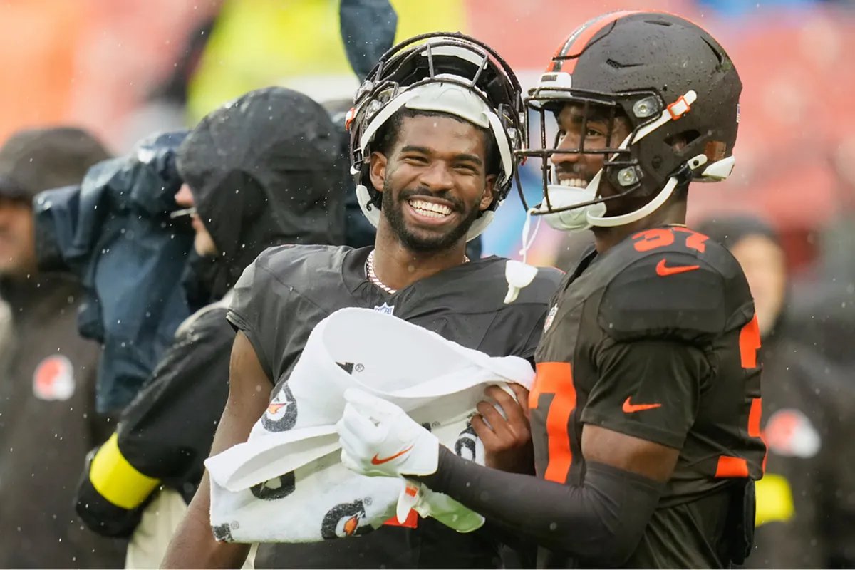 Shedeur Sanders showcases his passing prowess during a Cleveland Browns practice, impressing coaches and earning his QB2 elevation.