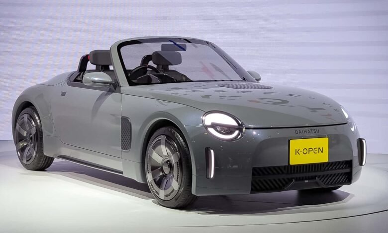 The Daihatsu K-Open Hints at Affordable RWD Sports Car
