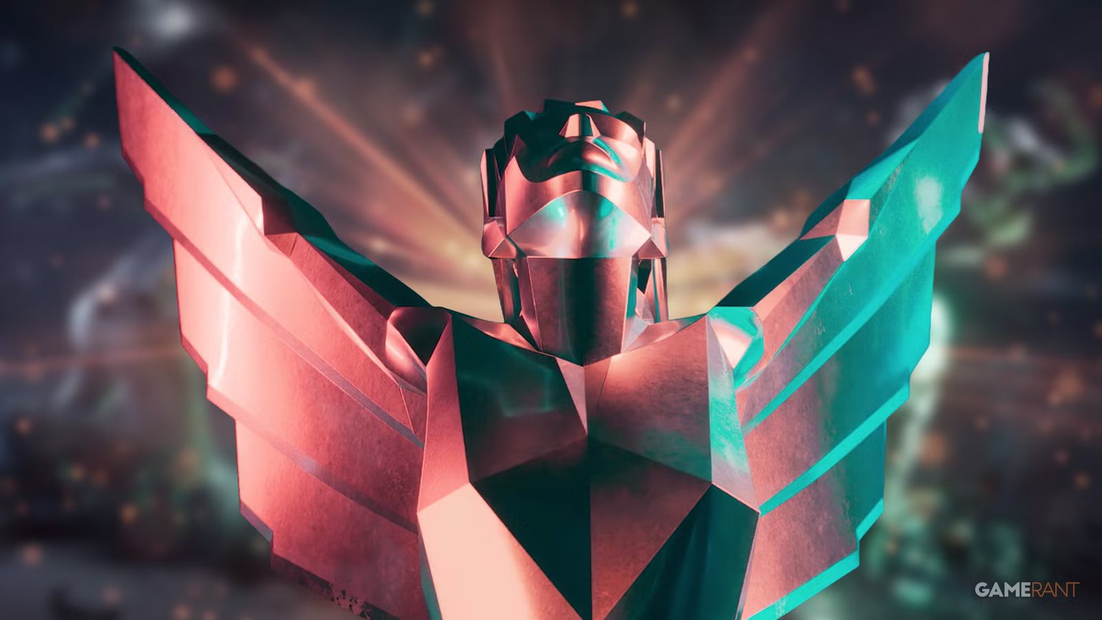 The Game Awards 2025 logo displayed prominently on a digital screen.