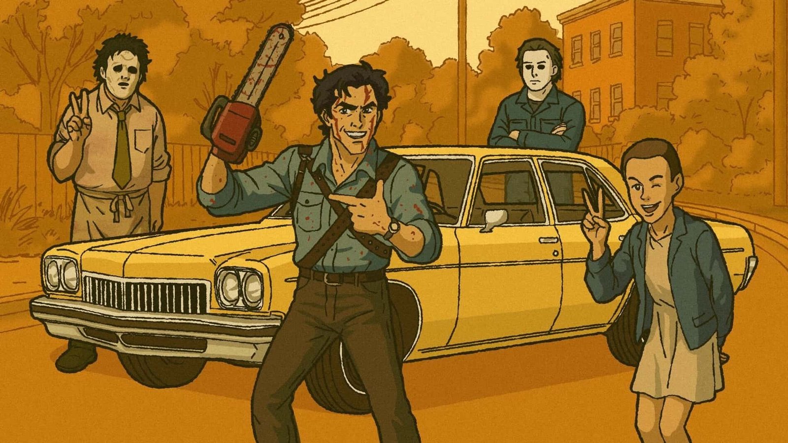 Bill Cooke behind the scenes, showcasing his work on practical effects for 