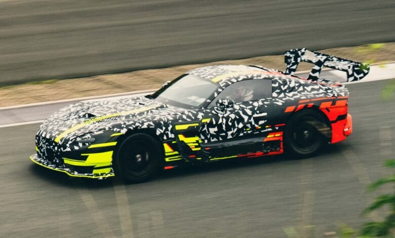 The V-8 Mercedes-AMG GT Track Sport Looks Mean in New Photos