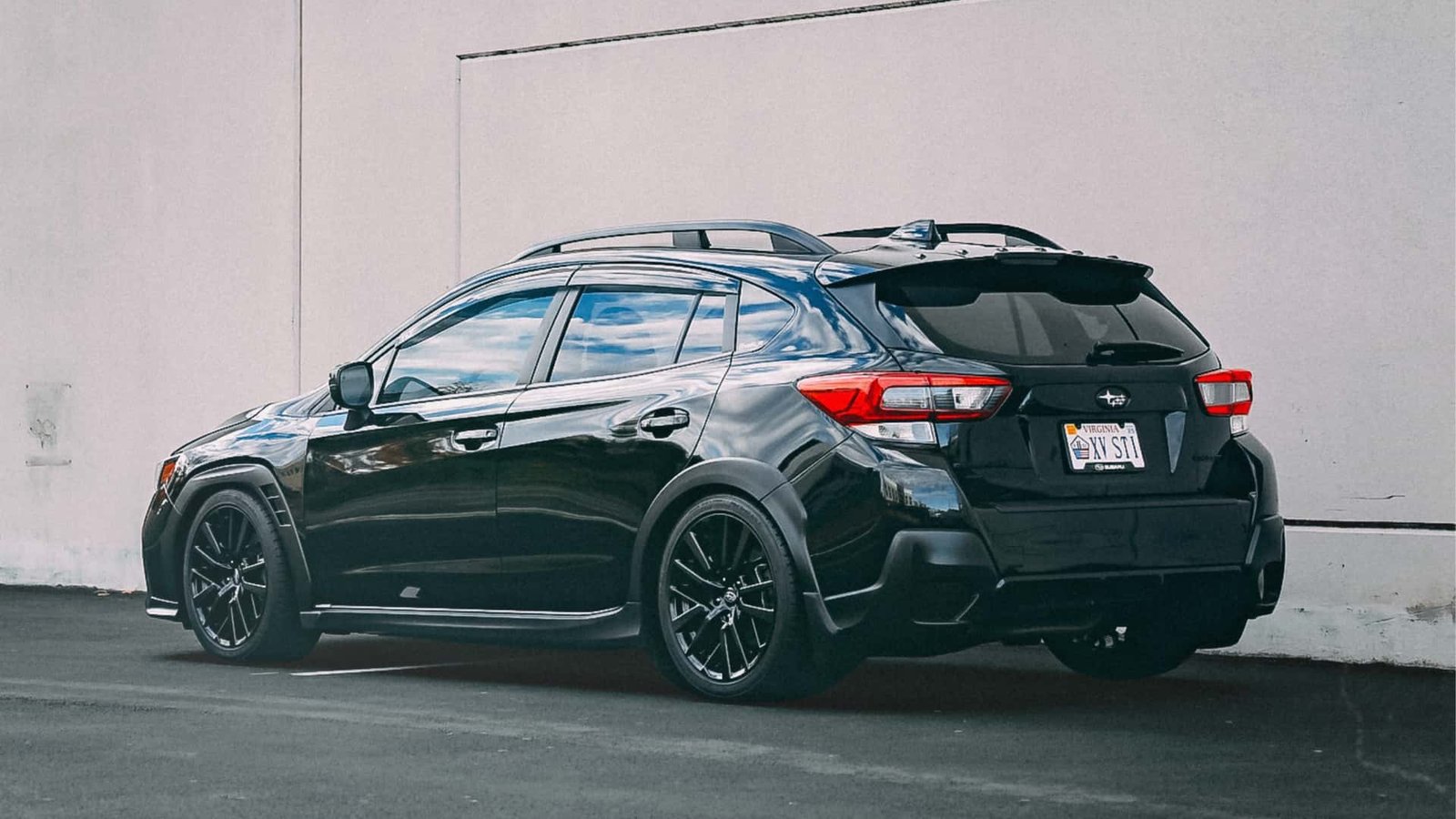 The completed WRX-swapped Crosstrek, showcasing its subtle yet aggressive stance.