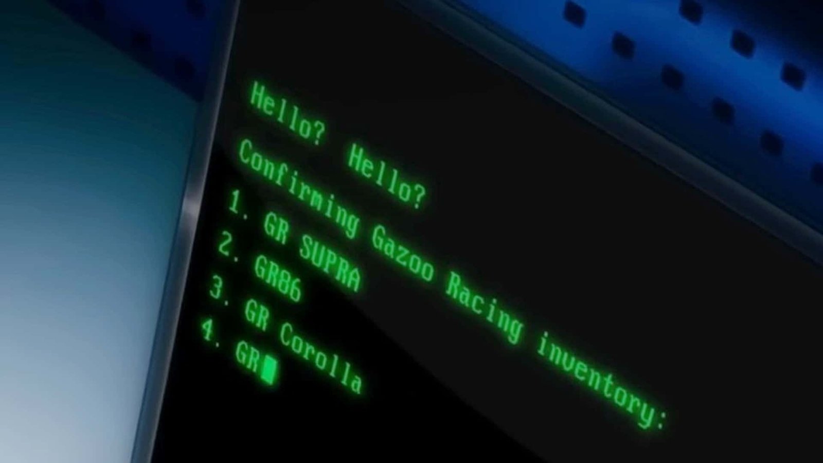 Toyota GR Supercar concept with American flag backdrop