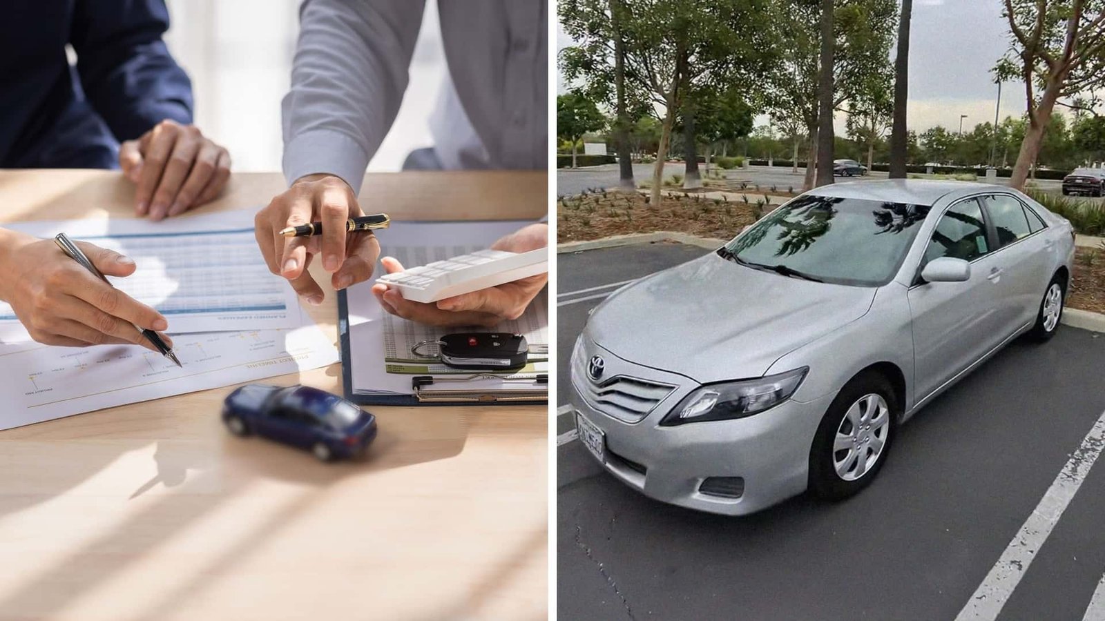 Toyota Mirai refueling at a hydrogen station