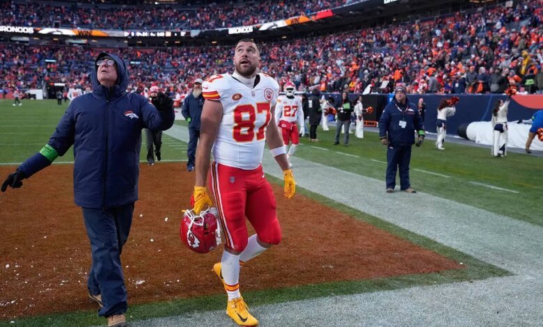 Travis Kelce sends a strong message to the Denver Broncos during his trip to New York; the Kansas City Chiefs are fighting for their lives