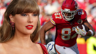 Travis Kelce's hug to a Kansas City Chiefs teammate that sparked jealousy in Taylor Swift