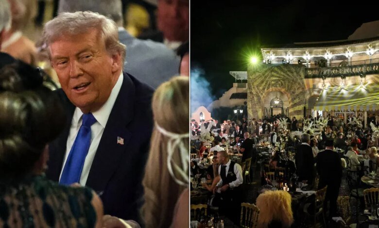 Trump Throws Lavish Halloween 'Great Gatsby' Party On Eve Of SNAP Running Dry