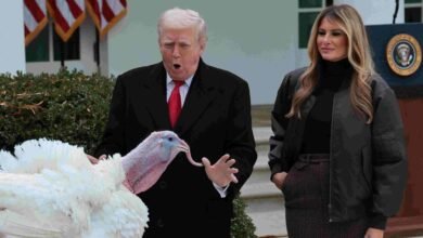 Trump gives out two presidential turkey pardonsNews