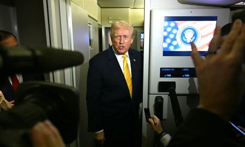 Trump responds to Epstein email saying 'he knew about the girls'