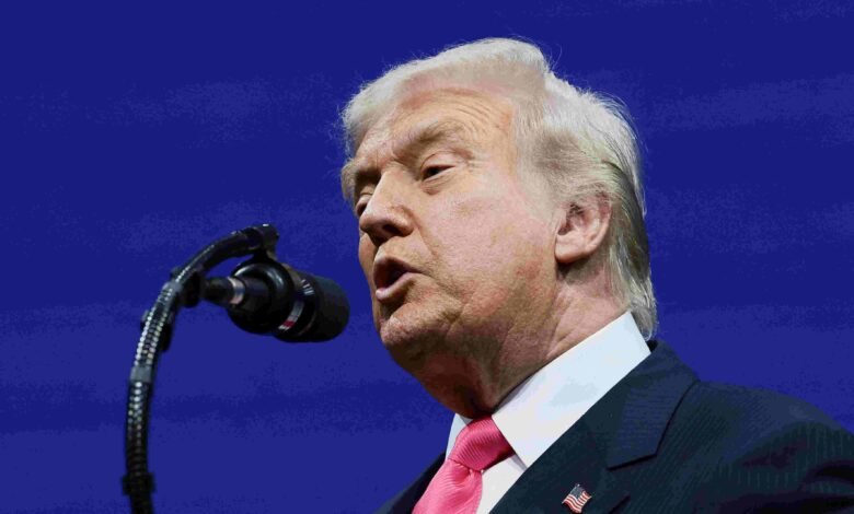 Trump says post 'not threatening' DemocratsPolitics