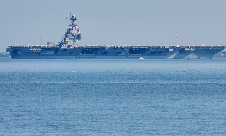 US Aircraft Carrier Arrives In The Caribbean In Major Buildup Near Venezuela