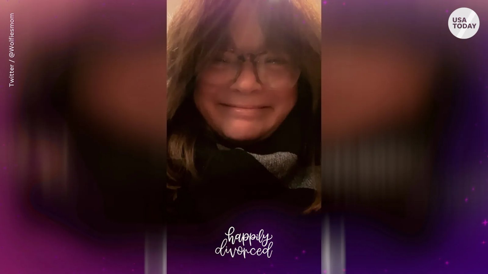 Valerie Bertinelli smiling with a blonde hair filter