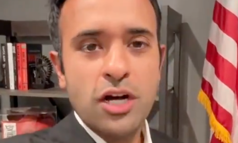 Vivek Ramaswamy Pitches Idea So Extreme Supporters Think His Opponent Made AI Video