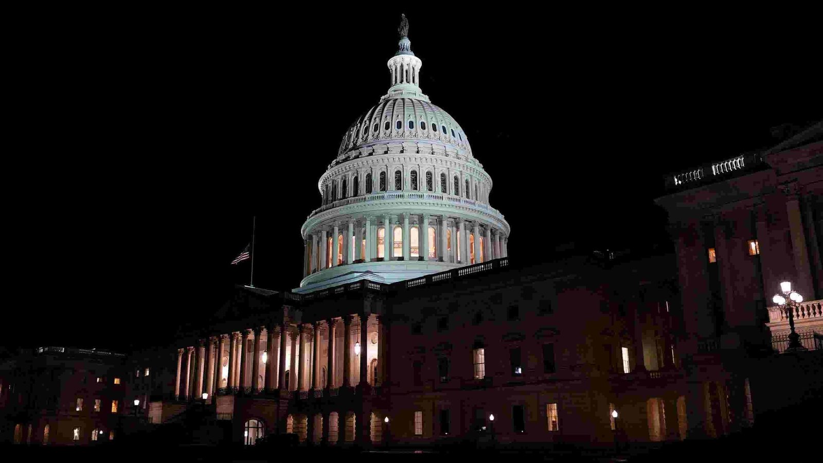 Capitol Building during a potential government shutdown, symbolizing political impasse