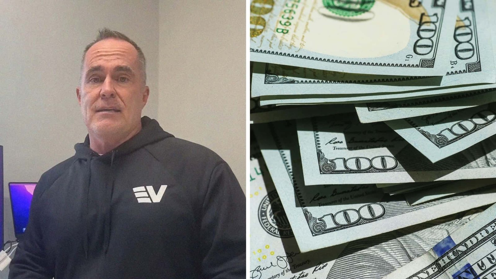 EV Charging Station Close up of an EV charging station with a sleek electric car plugged in.