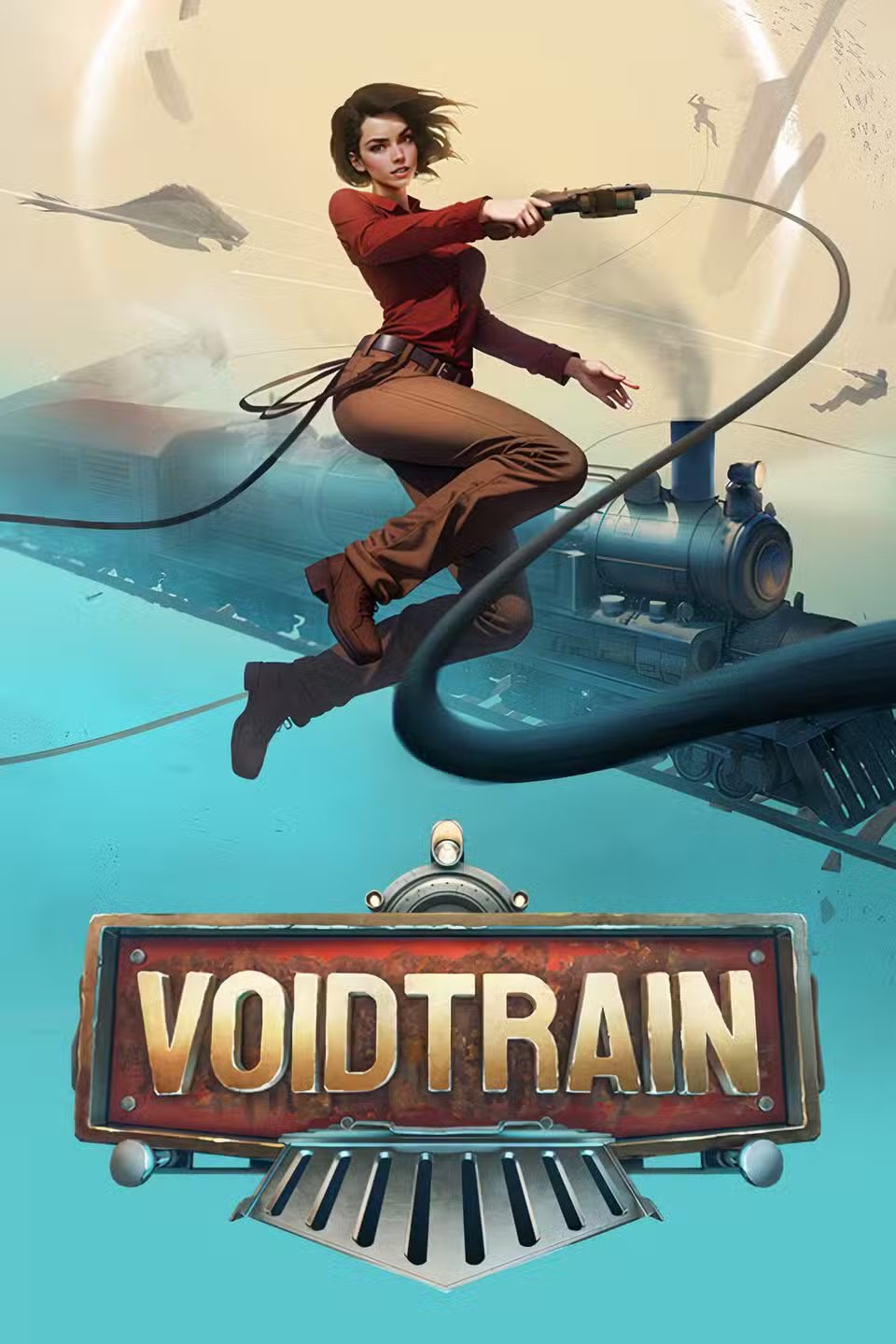 Players collaborating on their train in Voidtrain.