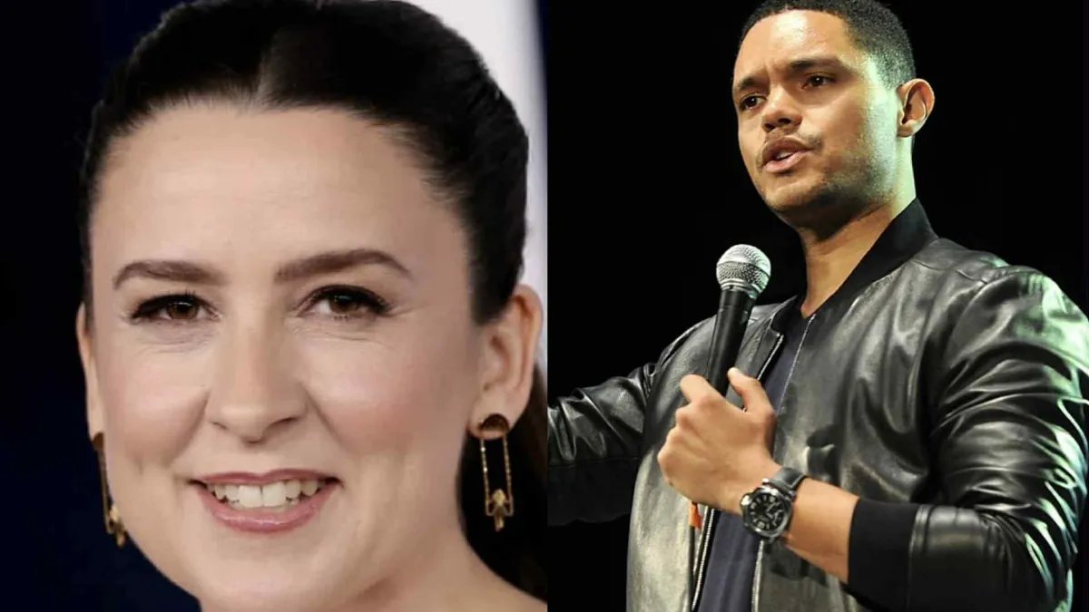 Ms. Rachel with children, showcasing her engaging teaching style on YouTube.