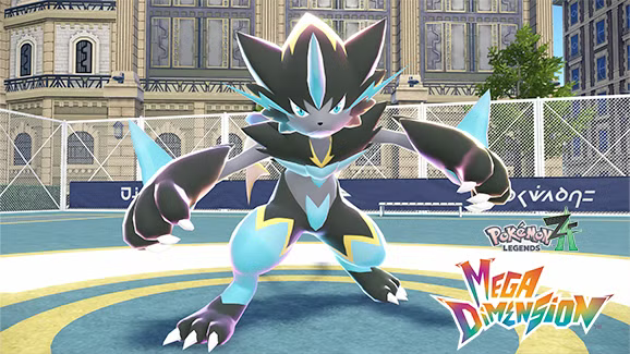 A glimpse of the futuristic Lumiose City featured in the Pokemon Z-A DLC.
